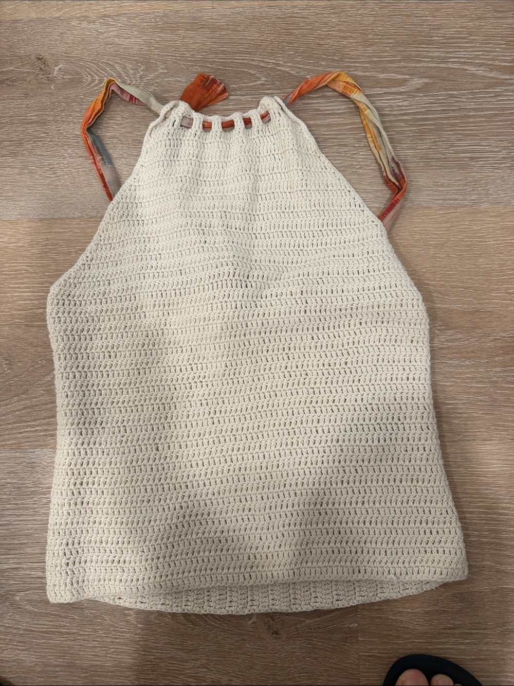 BA&SH Crochet Halter Tank & Red Shorts Set - Women